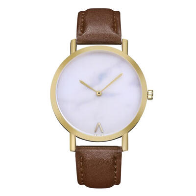 

Leather Luxury Quartz watch women Analog Simple wristwatches for ladies Temperament Fashionable Business clock women 2018 D