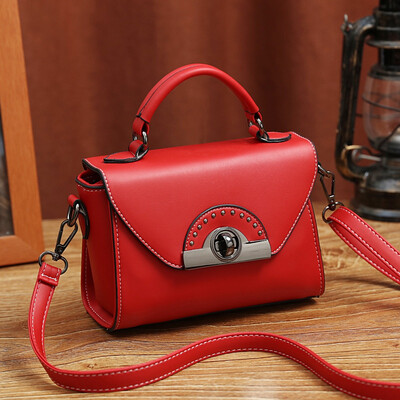 

Retro bag womens new stylish atmosphere bag Joker ladies small square bag hand bill of lading shoulder Messenger bag