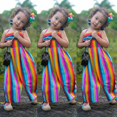 

Newborn Baby Girl Romper Bell-Bottomed Trousers Jumpsuit Bodysuit Outfit Clothes