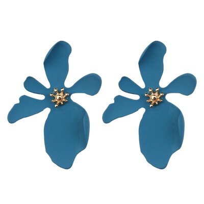 

1 Pair Charm Flower Ear Stud Fashion Camellia Simulated Pearl Stud Earrings For Women Girl Jewelry Party Earrings Female