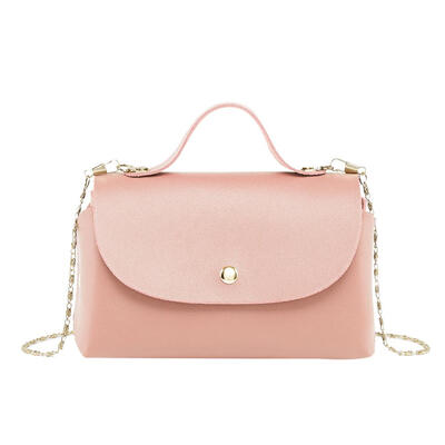 

Fashion Women Chain Shoulder Bags PU Leather Candy Color Crossbody Bag Gift