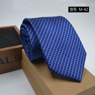 

New spot tie business dress mens tie polyester yarn arrow type 8CM business tie wholesale