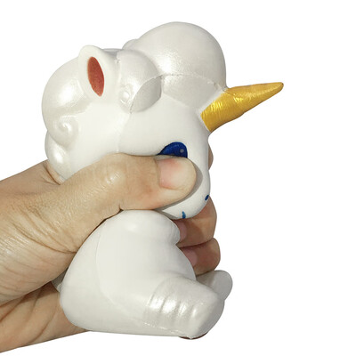 

Tailored Gold Silver Unicorn Scented Slow Rising Collection Squeeze Stress Reliever Toy