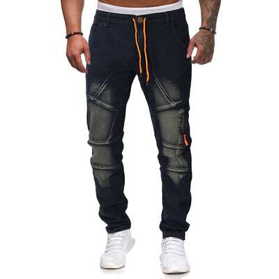 

Tailored Fashion Mens Casual Jeans Destroyed Denim Knee Length Hole Ripped Pants