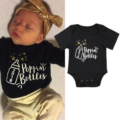 

Cotton Newborn Kids Baby Boy Girl Romper Bodysuit Jumpsuit Clothes Outfit 0-18M