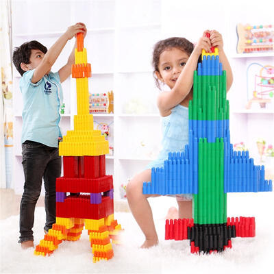 

Creative Bullets Plastic Blocks Kids Bullet Shape Building DIY Toys Early Education Puzzle Toys