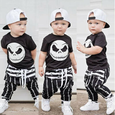 

Newborn Toddler Baby Boys Clothes T-shirt TopHarem Pants Outfit Tracksuit Set