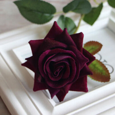 

Artificial Rose Flower 1 Flower Head Silk Fleece Flower Home Garden Decoration