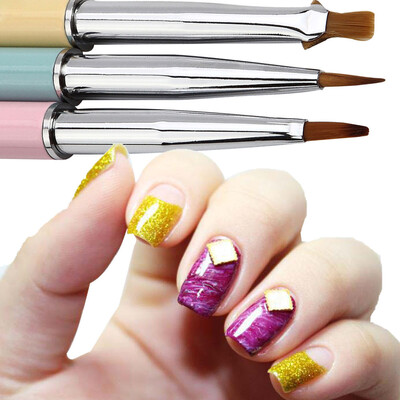 

〖Follure〗3pcs UV Gel Acrylic Nail Art Brush Set Art Builder Painting Pen Design Nail Art