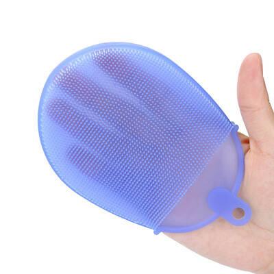 

Toponeto Silicone Dish Washing Sponge Scrubber Kitchen Cleaning Antibacterial Tool