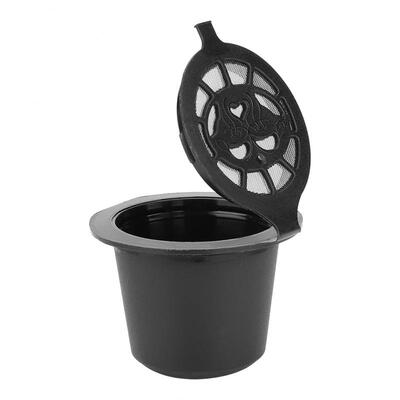 

Greensen 5pcsSet Reusable Refillable Coffee Capsules Pods Filter Cups Strainer with Spoon Brush