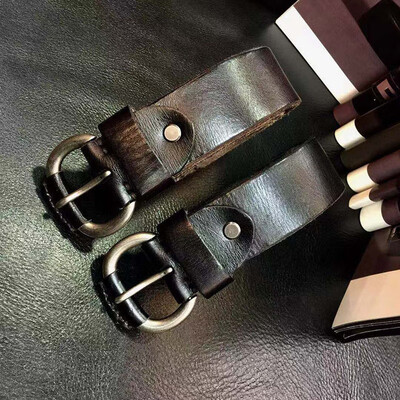 

Retro pin buckle leather belt male alloy buckle pants belt trend business leather belt belt male