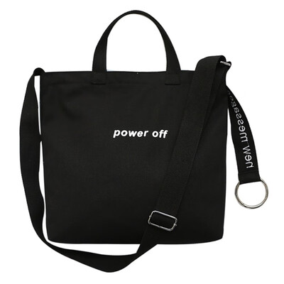

Women Fashion Letter Print Canvas Bags Environmental Shopping Bag Tote Package Bags Purses Casual Bag For Women