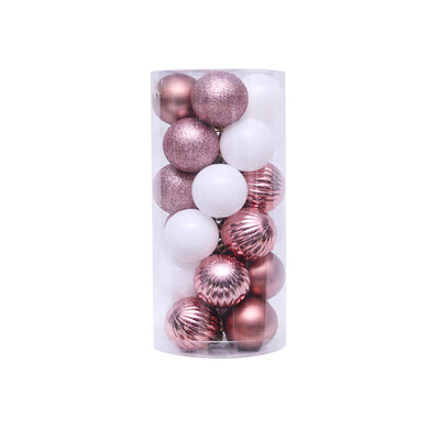 

24Pcs Christmas Tree Balls Hanger Baubles Xmas Tree Hanging Ornament Gifts Decor