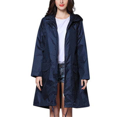 

Toponeto Womens Wave Rain Jacket Outdoor Waterproof Windproof Coat Outwear