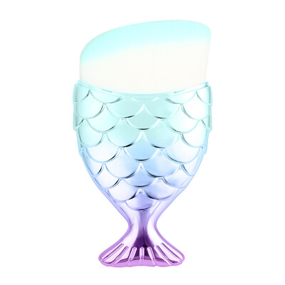 

〖Follure〗Fish Scale Makeup Brush Fishtail Bottom Brush Powder Blush Makeup Cosmetic Brush