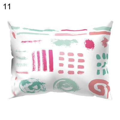 

Multicolor Irregular Pattern Pillow Case Cushion Cover Bed Car Cafe Office Decor