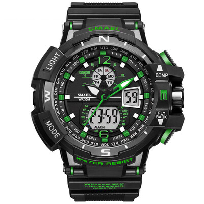 

Gobestart SMAEL Men LED Digital Wristwatch Multifuntional Outdoor Sport Watch Dual Display