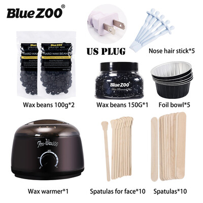 

〖Follure〗Wax Warmer Heater Pot Hair Remove Machine Kit Wax Beans Removal Stick Bowls Set