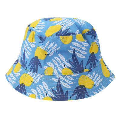 

Baby Infant Pear Print Sunbonnet Sun Hats Two-sided Fisherman 56-60CM Cap