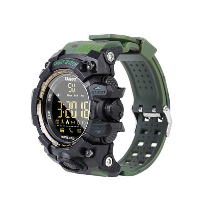

EX16S Camouflage Outdoor Sports Waterproof Intelligent Watch BT Remote Control Camera Wrist Watch