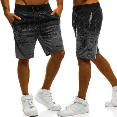 

Mens Plain Casual Summer Elasticated Walking Camouflage Shorts Big Size