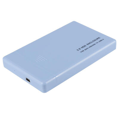 

25 Inch USB20 SATA Hard Disk Drive Box External HDD Enclosure Tool Free