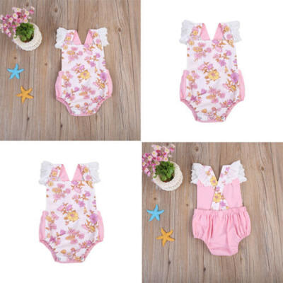 

Newborn Infant Baby Girl Floral Romper Bodysuit Jumpsuit Outfit Playsuit Clothe
