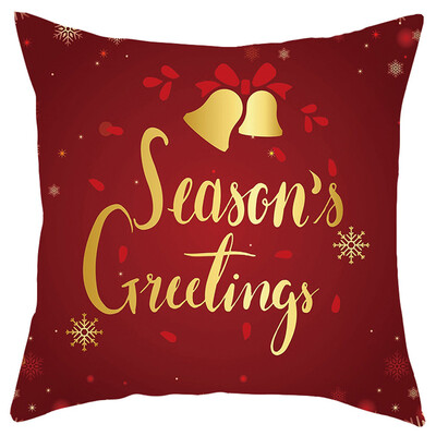 

Siaonvr Merry Christmas Short Plush Pillowcase Sofa Pad Set Home Decoration 18x18 Inch