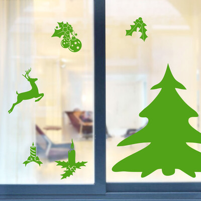 

〖Follure〗Christmas Removable Window Stickers Art Decal Wall Home Shop Decor