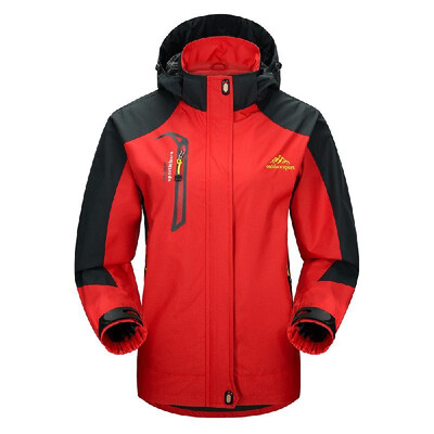 

Lixada Waterproof Jacket Windproof Raincoat Sportswear Outdoor Hiking Traveling Cycling Sports Detachable Hooded Coat for Women