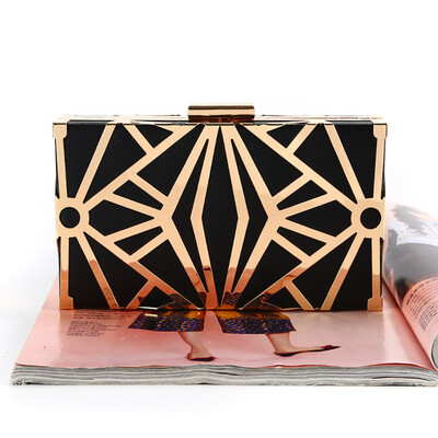 

Tailored Women New Evening Handbags Party Handmade Metal Net Clutch Shoulder Cross Bag