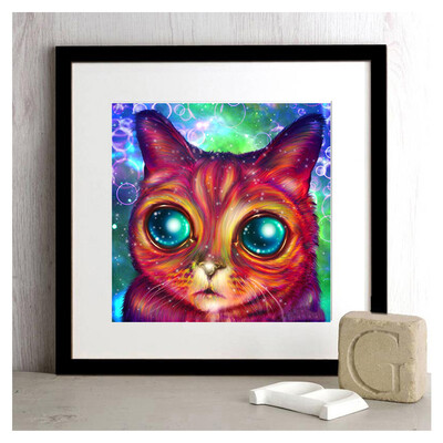 

Toponeto Embroidery Paintings Rhinestone Pasted DIY Diamond Painting Cross Stitch