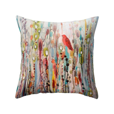 

Siaonvr Print Pillow Case Polyester Sofa Car Cushion Cover Home Decor 45 X 45cm