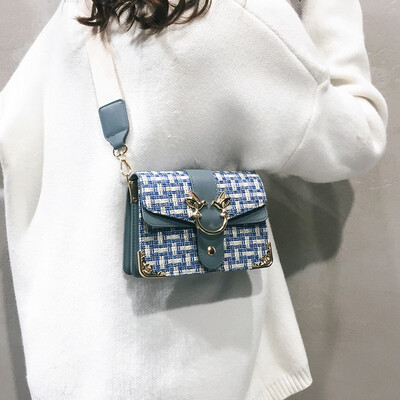 

Texture small bag handbags new 2019 Korean version of the personality wild small square package chic chain shoulder Messenger bag tide