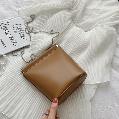 

Fashion texture ins summer new bag female 2019 new Korean version of the wild simple chain slung bucket bag