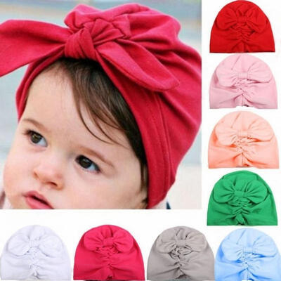 

Cute Baby Boy Girl Infant Newborn Winter Warm Beanie Cotton Wrapped Cap Turban Hat