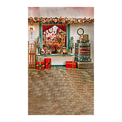 

3x5ft Christmas Gifts Retro Vinyl Studio Photo Backdrop Photography Props