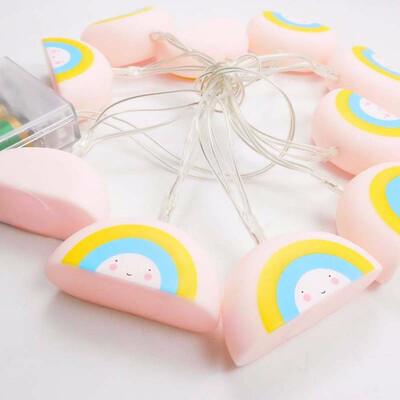 

〖Follure〗Decorative Party Bedroom Cartoon Rainbow LED Twinkle Night Light