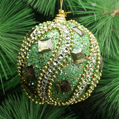 

Tailored Christmas Rhinestone Glitter Baubles Xmas Tree Ornament Decoration 8CM