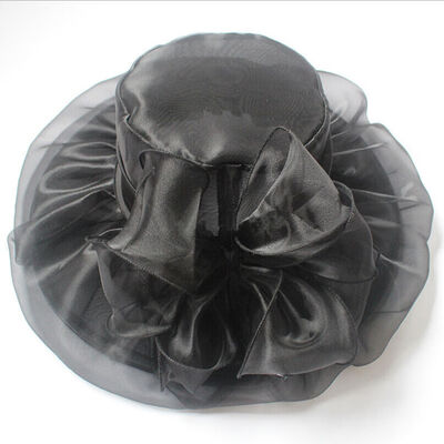 

SUNSIOM Womens Large Floppy Folding Wide Brim Cap Summer Wedding Sun Lace Beach Hat