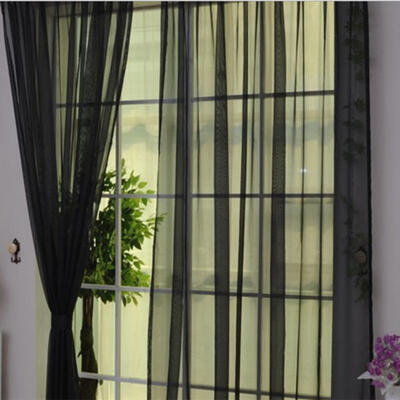 

Solid Mesh Curtain Decorative Mesh Net Curtain For Home Hotel 1 Panel