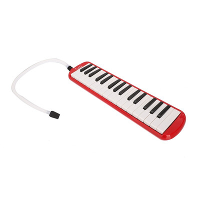 

Glarry Beginners Musical Gift 32 Keys Melodica With Oxford Cloth Bag And More Red