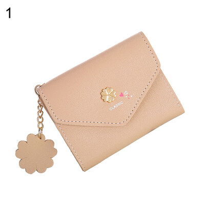 

Fashion Women Floral Pendant Coin Purse Card Cash Holder Clutch Bag Short Wallet