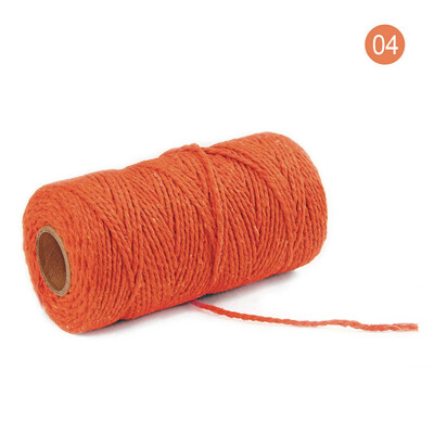 

Siaonvr 100m Long100Yard Pure Cotton Twisted Cord Rope Crafts Macrame Artisan String