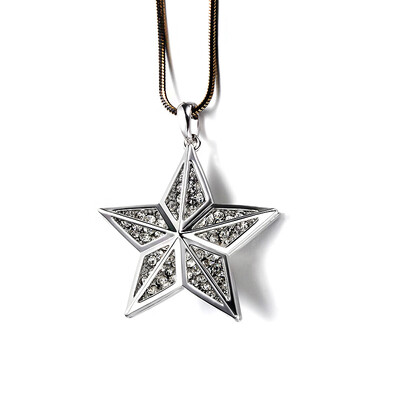 

New Women Chain star Necklace collana Kolye Bijoux Collares Mujer Collier Femme winter sweater chain