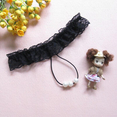 

Toponeto Sexy Ladies G String Underwear Women Pearls Thongs And Intimates Underpants BK
