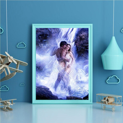 

Gobestart 5D Embroidery Paintings Rhinestone Pasted DIY Diamond Painting Cross Stitch Full Diamond