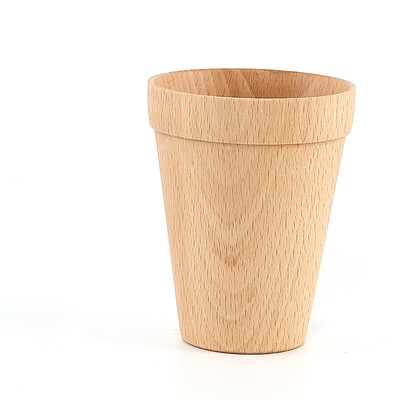 

Gobestart New Japanese Cup Wooden Coffee Cup Thermal Insulation Tea Cup Gift Health