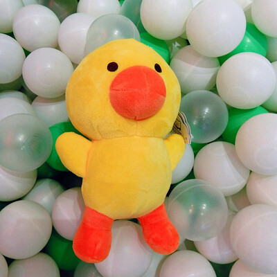 

Muti-style Cute Lovely Rainbow Clouds Water Drops Yellow Duck Doll Pillow